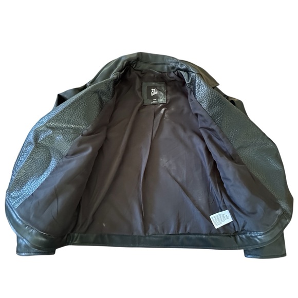 Art Class Kids’ Faux Leather Moto Jacket Black Size 8 Casual - Picture 3 of 8